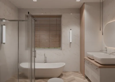 Bathroom Interior Design Visualization 1920x1080